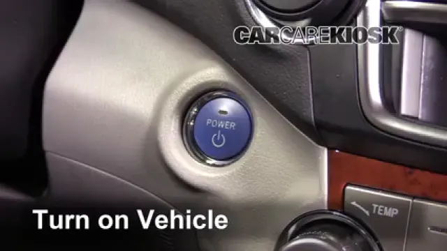 2013 Toyota Highlander Hybrid Limited 3.5L V6 Bluetooth Pair Phone